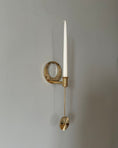 Load image into Gallery viewer, Wall-Hung Brass Candlesticks by Arthur Pe, Kolbäck