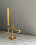 Load image into Gallery viewer, Heavy Brass Candle Holder