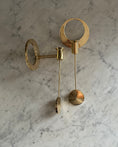 Load image into Gallery viewer, Wall-Hung Brass Candlesticks by Arthur Pe, Kolbäck