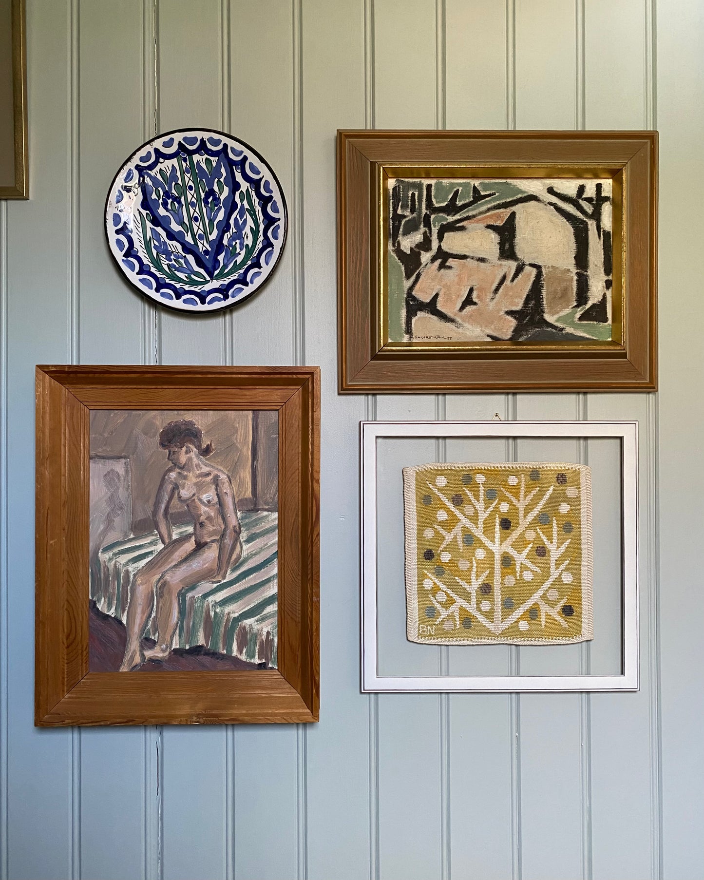 Framed oil - Hans Fagerström