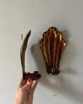 Load image into Gallery viewer, Pair of Brass Wall Sconces