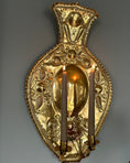 Load image into Gallery viewer, Pair of Large Brass Wall Sconces
