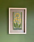 Load image into Gallery viewer, Framed Vintage Tapestry - Yellow Flowers
