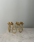 Load image into Gallery viewer, "Arvika" Brass Candle Holder