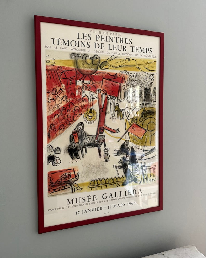 Framed Exhibition Poster