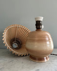 Load image into Gallery viewer, Brown Ceramic Table Lamp with Shade