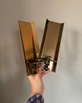 Load image into Gallery viewer, Pair of Brass Wall Sconces