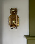 Load image into Gallery viewer, Large Brass Wall Sconce