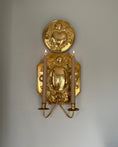 Load image into Gallery viewer, Large Brass Wall Sconce