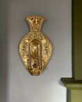 Load image into Gallery viewer, Pair of Large Brass Wall Sconces