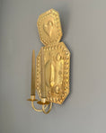 Load image into Gallery viewer, Large Brass Wall Sconce