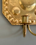Load image into Gallery viewer, Large Brass Wall Sconce