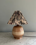 Load image into Gallery viewer, Brown Ceramic Table Lamp with Shade