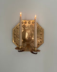 Load image into Gallery viewer, Double Armed Brass Wall Sconce