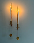 Load image into Gallery viewer, Pierre Forsell Brass Wall Candle Holders for Skultuna
