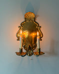 Load image into Gallery viewer, Pair of Brass Wall Sconces