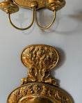 Load image into Gallery viewer, Pair of Large Brass Wall Sconces