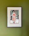 Load image into Gallery viewer, Geisha in Teak Frame