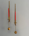 Load image into Gallery viewer, Pierre Forsell Brass Wall Candle Holders for Skultuna
