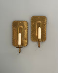 Load image into Gallery viewer, Pair of Brass Wall Sconces
