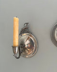 Load image into Gallery viewer, Pair of Pewter Wall Sconces