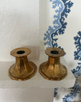 Load image into Gallery viewer, Pair of Heavy Brass Candle Holders