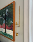 Load image into Gallery viewer, Pierre Forsell Brass Wall Candle Holders for Skultuna