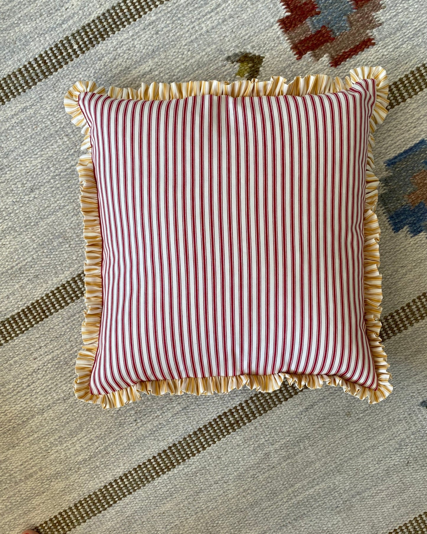 Yellow Stripes + Matching & Reverse Frill