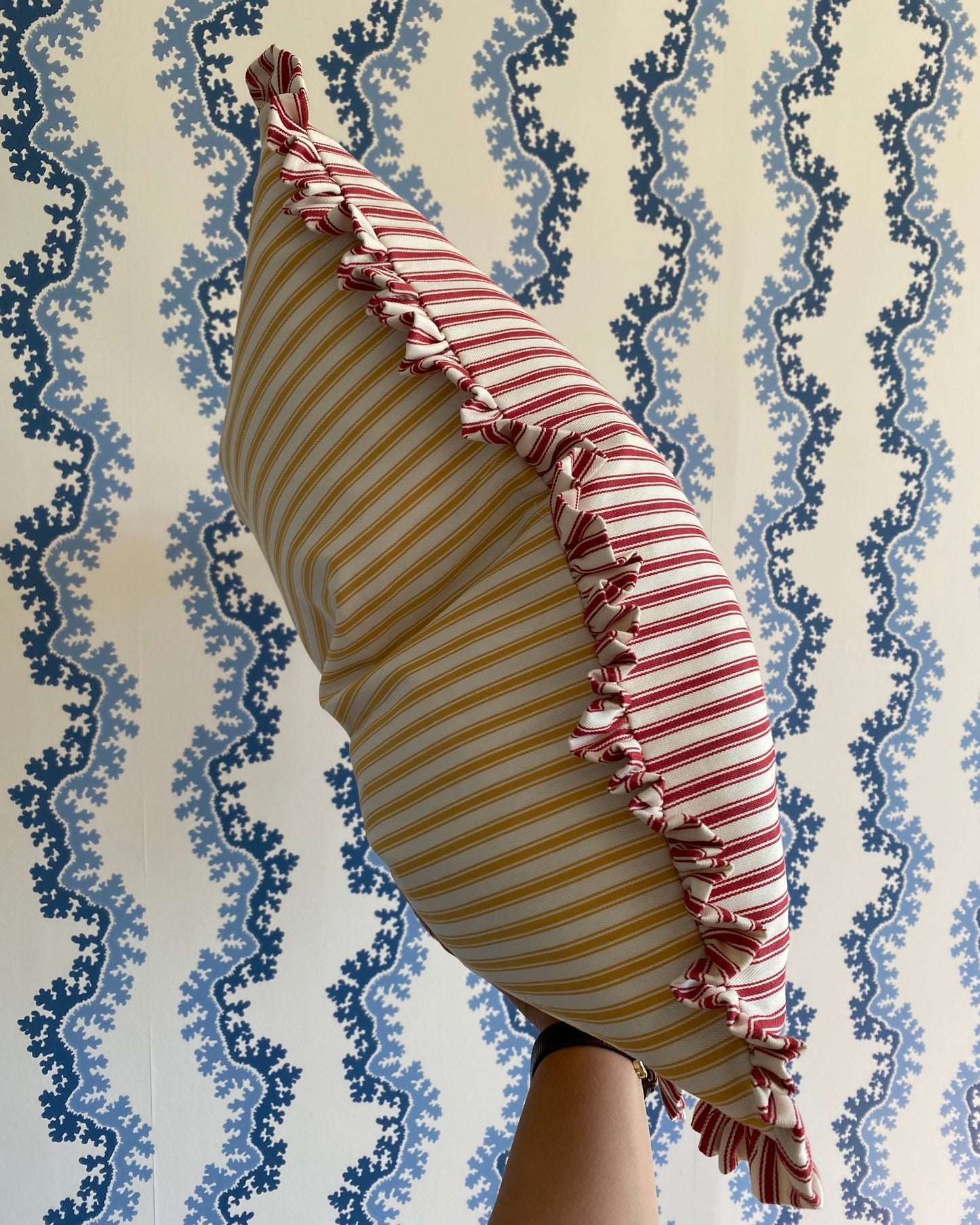 Red Stripes + Matching & Reverse Frill