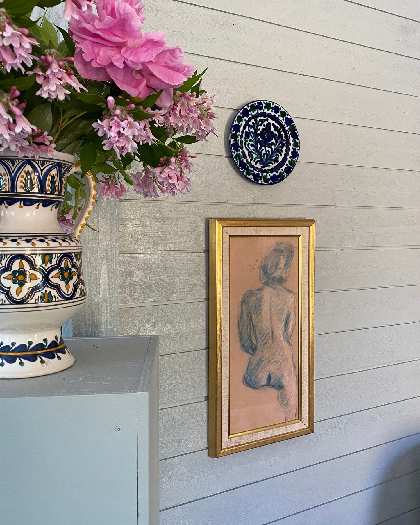 20th Century Framed Nude
