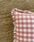 Load image into Gallery viewer, Checked Pink and White + Matching Frill