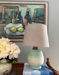 Load image into Gallery viewer, Green Ceramic Table Lamp