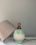 Load image into Gallery viewer, Green Ceramic Table Lamp
