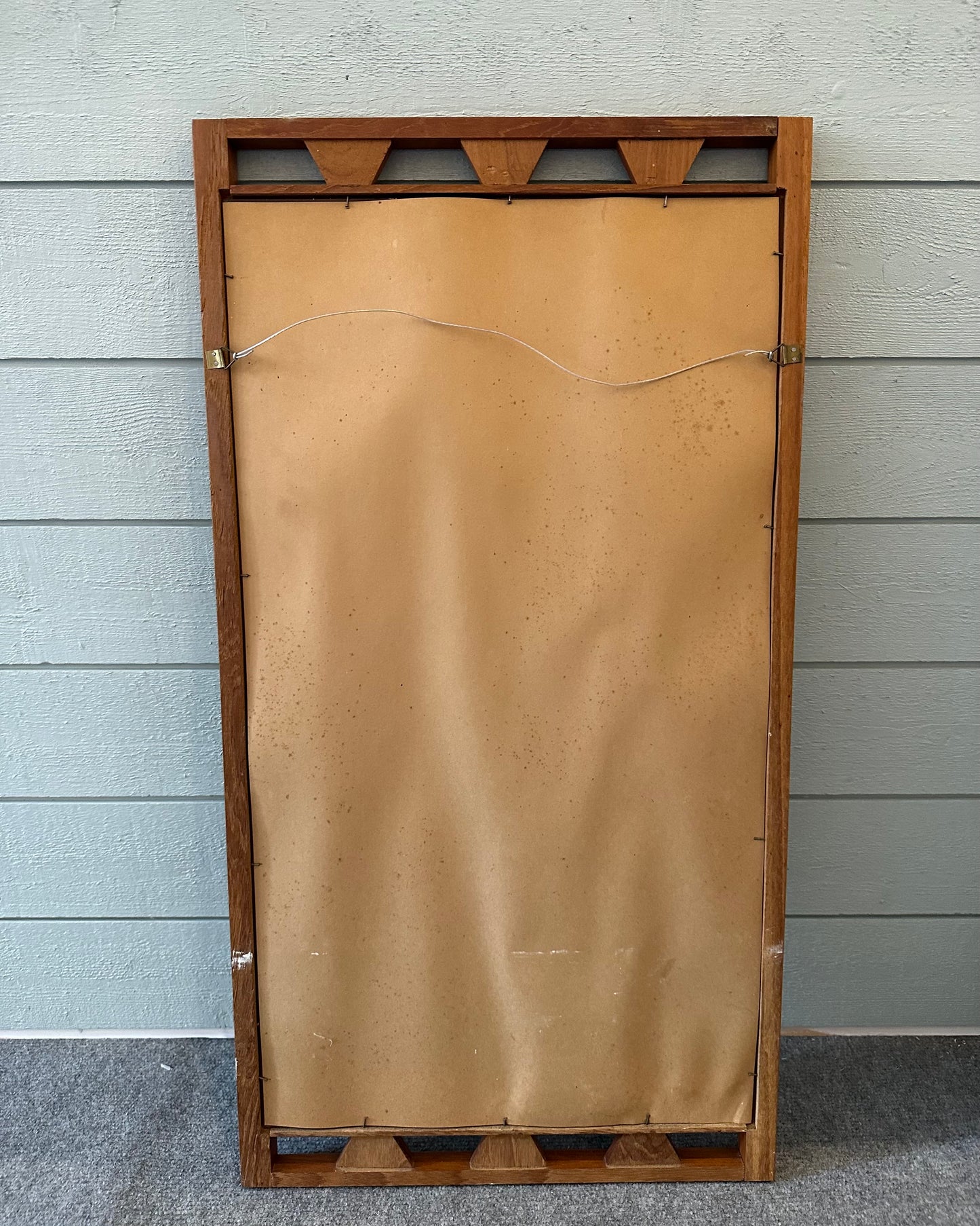 Mid-Century Teak Mirror