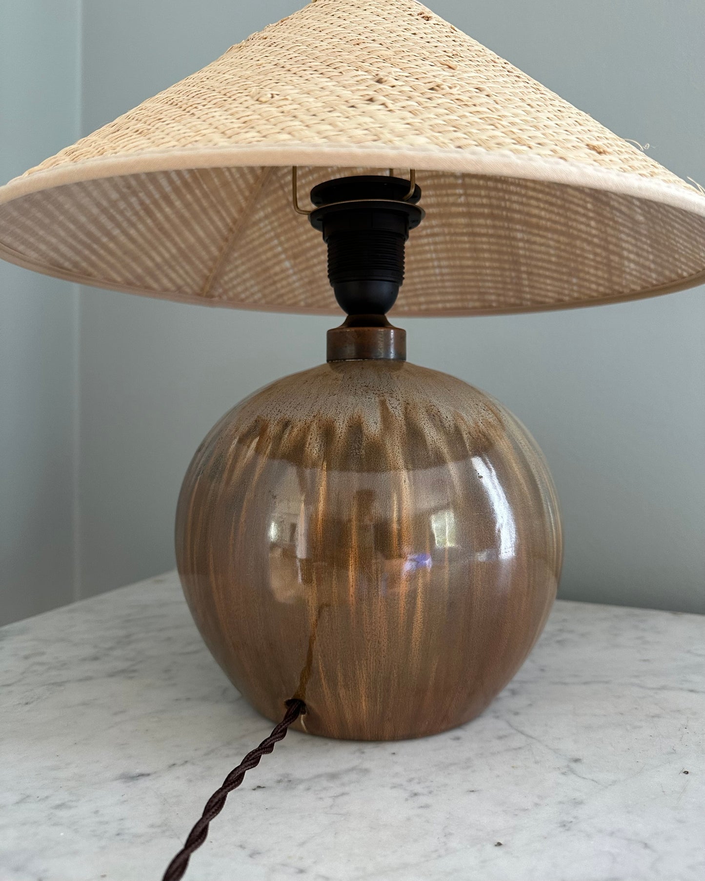 Brown Table Lamp