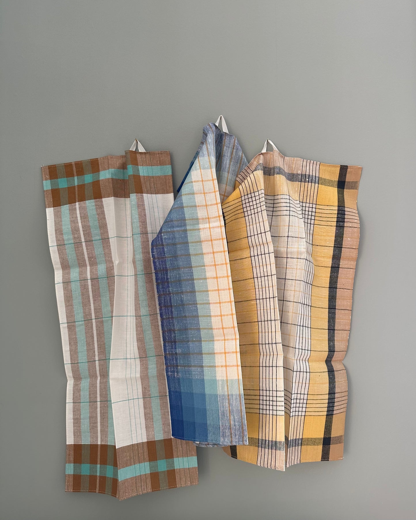 Mixed Set of Six Vintage Tea Towels