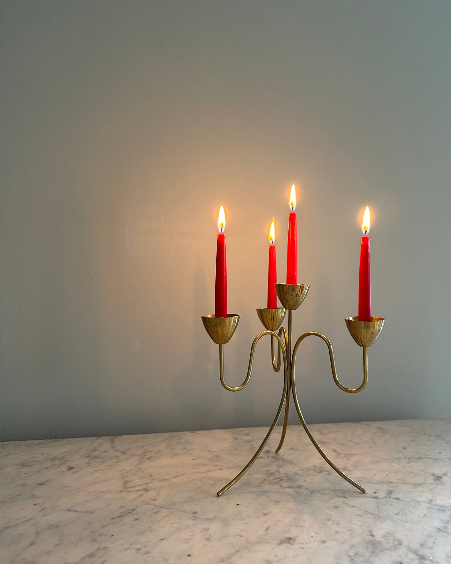 Brass Candle Holder, Ystad-Metall
