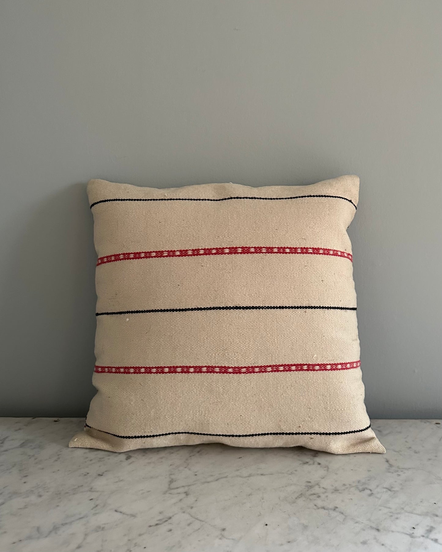 Hand-Embroidered Cushion