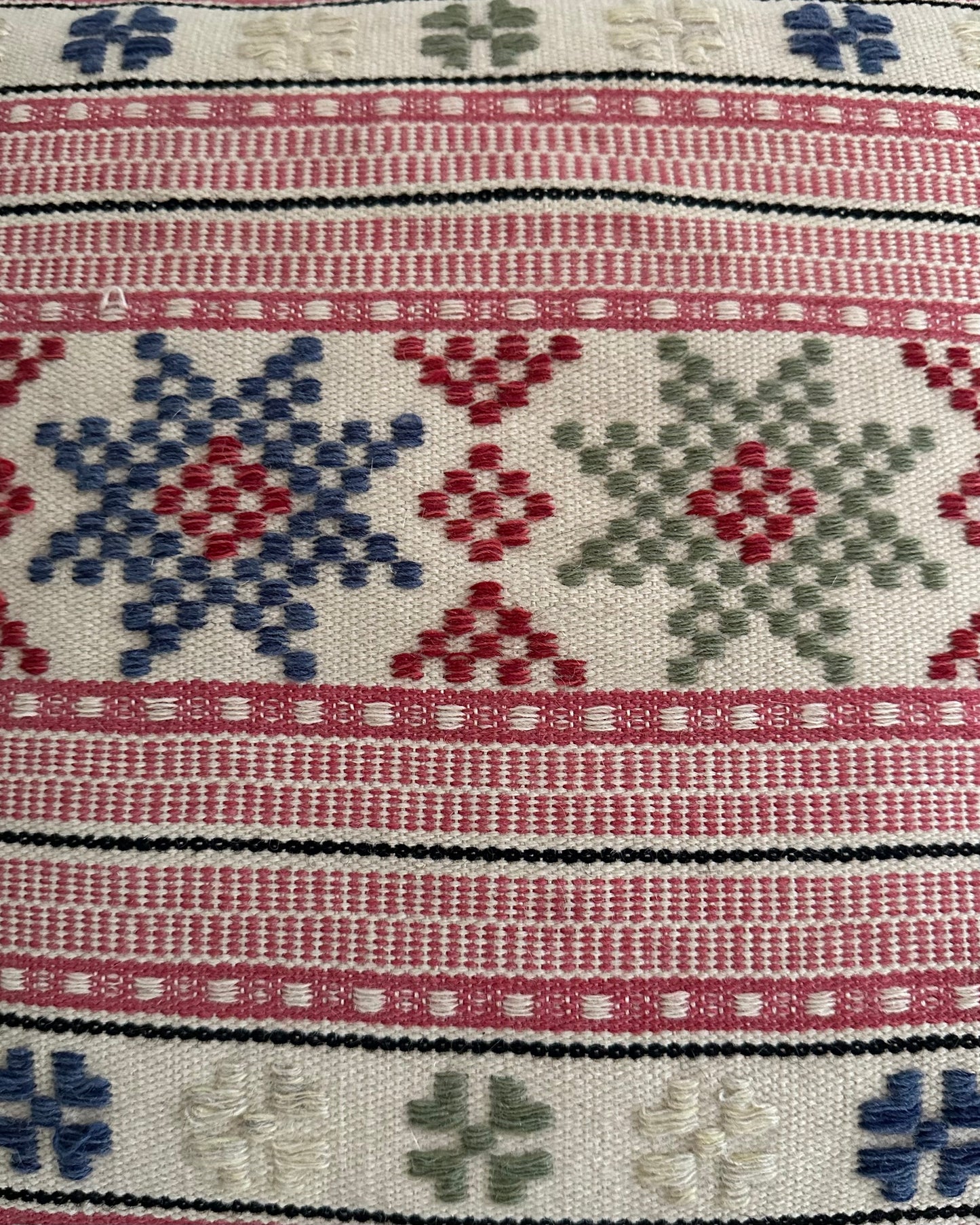 Hand-Embroidered Cushion