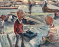 Load image into Gallery viewer, "Barn på kajen"