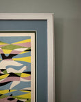 Load image into Gallery viewer, Framed Menu from 1959 - Lithograph by Axel Olson