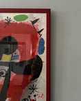 Load image into Gallery viewer, Framed Miró Exhibition Poster