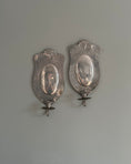Load image into Gallery viewer, Pair of Pewter Wall Sconces