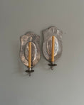 Load image into Gallery viewer, Pair of Pewter Wall Sconces