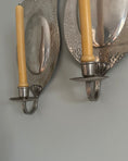 Load image into Gallery viewer, Pair of Pewter Wall Sconces