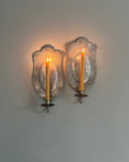 Load image into Gallery viewer, Pair of Pewter Wall Sconces