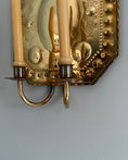 Load image into Gallery viewer, Large brass wall sconce