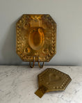 Load image into Gallery viewer, Large brass wall sconce