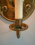 Load image into Gallery viewer, Pair of Brass Wall Sconces