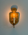 Load image into Gallery viewer, Pair of Brass Wall Sconces